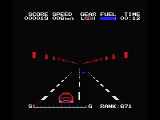 Hyper Rally screenshot 4 for MSX